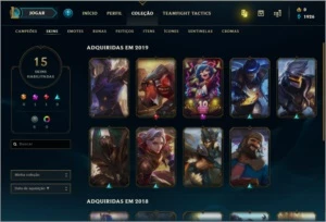 Conta League Of Legends - Smurf platina 2 ultimas seasson LOL