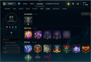 Conta League Of Legends - Smurf platina 2 ultimas seasson LOL