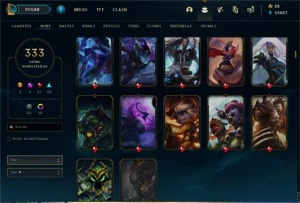 333 Skins, 541 ícones e Todos os Champions - League of Legends LOL