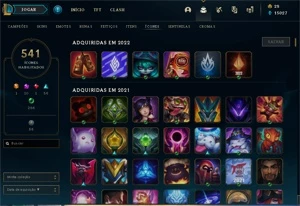 333 Skins, 541 ícones e Todos os Champions - League of Legends LOL