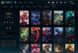 333 Skins, 541 ícones e Todos os Champions - League of Legends LOL