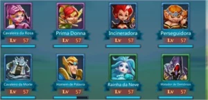 Conta Lords Mobile 16m + pergaminho + 30.000 gemas...