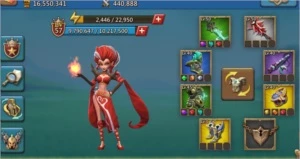 Conta Lords Mobile 16m + pergaminho + 30.000 gemas...