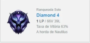 conta diamante4 - League of Legends LOL