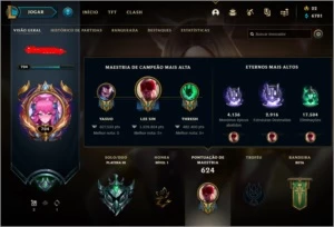🔥 Conta Platina 3 / lv 700 / desde de 2015🔥 - League of Legends LOL