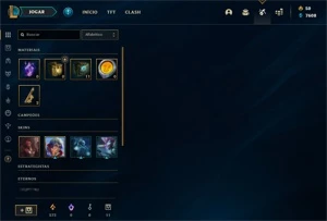CONTA LEAGUE OF LEGENDS LOL
