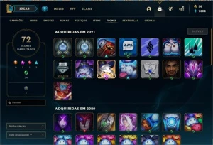 CONTA LEAGUE OF LEGENDS LOL