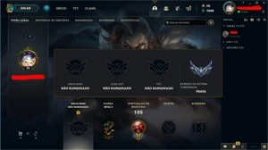 CONTA LEAGUE OF LEGENDS LOL