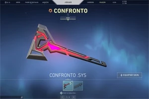 CONTA VALORANT COM SKIN E FACA