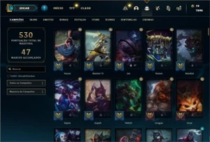 Conta ouro 4 com 155 Champs e 148 Skins (4 Ultimates) - League of Legends LOL
