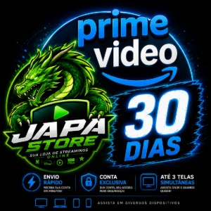 Prime Vídeo 30 DIAS + 3 TELAS + Brinde - Assinaturas e Premium