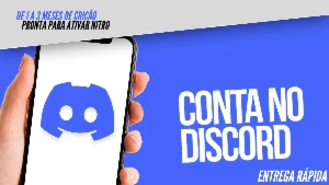 Conta Discord +30 Dias Para Ativar Nitro