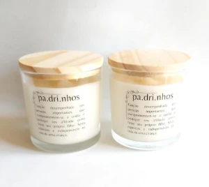 Vela Aromática Padrinhos Batizado Definição 200g