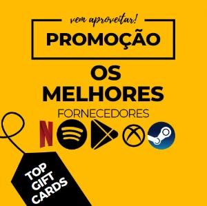 (PROMOÇÃO) OS MELHORES FORNECEDORES DE GIFT CARD - Gift Cards