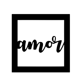 Kit 3 Quadros Fé Amor Gratidão em MDF Preto 25 cm - Artesanato e Personalizados