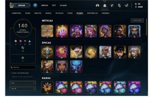 Vendo conta mono Qyiana - League of Legends LOL
