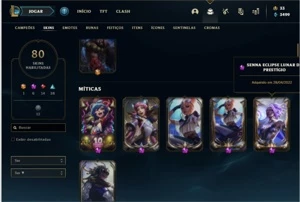 Vendo conta mono Qyiana - League of Legends LOL