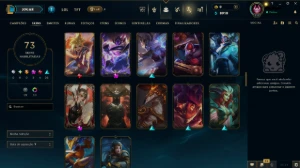 Conta LoL Platina 3 - Honra 5 - 94 campeões, 73 skins - League of Legends