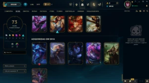 Conta LoL Platina 3 - Honra 5 - 94 campeões, 73 skins - League of Legends