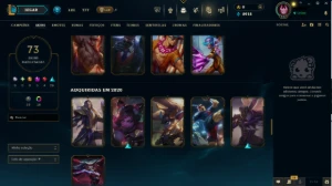Conta LoL Platina 3 - Honra 5 - 94 campeões, 73 skins - League of Legends