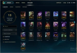 Conta Prata V com 36 champs - League of Legends LOL