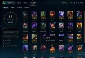Conta Prata V com 36 champs - League of Legends LOL