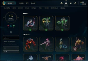 VENDO CONTA D1 294 SKINS - League of Legends LOL
