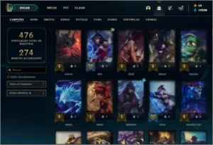 VENDO CONTA D1 294 SKINS - League of Legends LOL