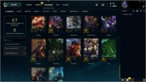 conta lol level 30 - League of Legends