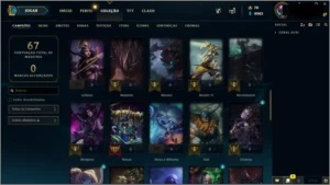 conta lol level 30 - League of Legends