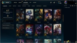 conta lol level 30 - League of Legends
