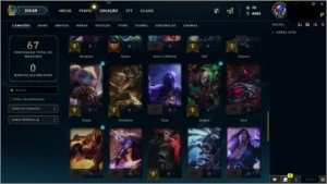 conta lol level 30 - League of Legends