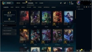 conta lol level 30 - League of Legends