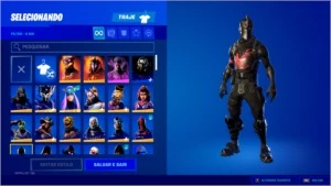 Conta Fortnite Cavaleiro Negro - Ikonic - Galaxy