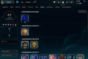 [Entrega Automática] Lol Ferro, 48 Skins, 7K Ea, Upada à Mão - League of Legends