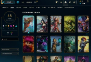 [Entrega Automática] Lol Ferro, 48 Skins, 7K Ea, Upada à Mão - League of Legends