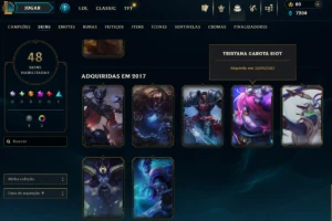 [Entrega Automática] Lol Ferro, 48 Skins, 7K Ea, Upada à Mão - League of Legends