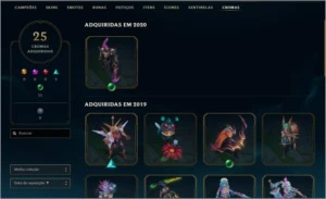 CONTA DE LOL DE 2012 LVL 133 - FULL CHAMPS E SKINS - League of Legends