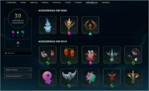 CONTA DE LOL DE 2012 LVL 133 - FULL CHAMPS E SKINS - League of Legends