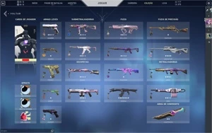 CONTA VALORANT E LOL 5 FACAS 5 AWPS 5 PHANTOMS E 6 VANDALS