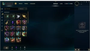 Vendo conta Lv 59 - 332 Maestrias - 82 Champ 27 Box Prata5 - League of Legends LOL