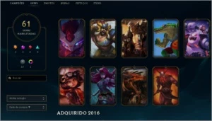 Conta Prata 3 ótima - League of Legends LOL