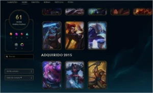 Conta Prata 3 ótima - League of Legends LOL