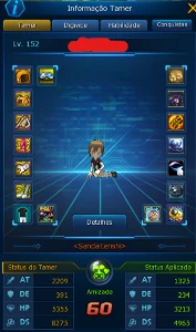 Conta Ladmo 2 Rank U - Digimon Masters Online