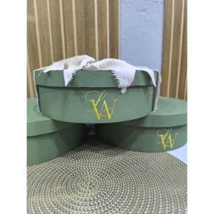 Caixa Redonda MDF Personalizada