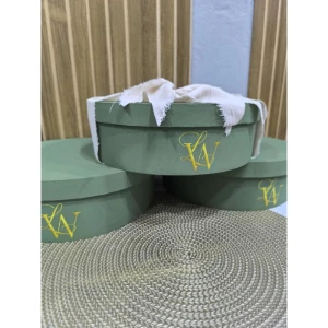 Caixa Redonda MDF Personalizada - Artesanato e Personalizados