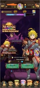 Conta global 7DS Nanatsu no Taizai - Outros