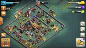 Conta Clash Of Clans CV10 Quase Full 4500 Gemas