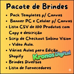 Tema Shopify Evolution + Aulas e Brindes - Outros