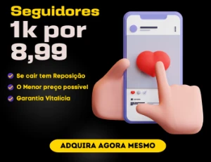 [MENOR PREÇO] 1K Seguidores Instagram por apenas R$ 8,99 - Redes Sociais